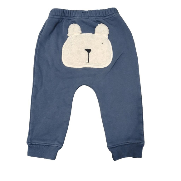 🛍Baby Gap Blue Jogging Pants 12-18 Mths Comfy Casual pre-owed in good condition - Picture 2 of 5